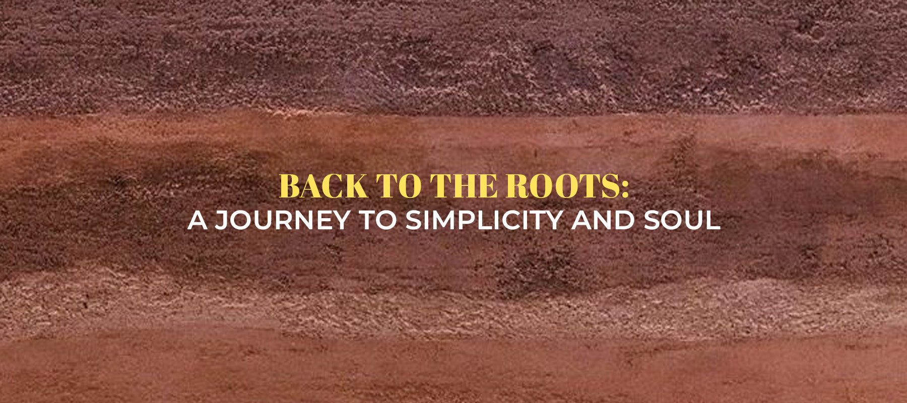 Back to the Roots: A Journey to Simplicity and Soul
