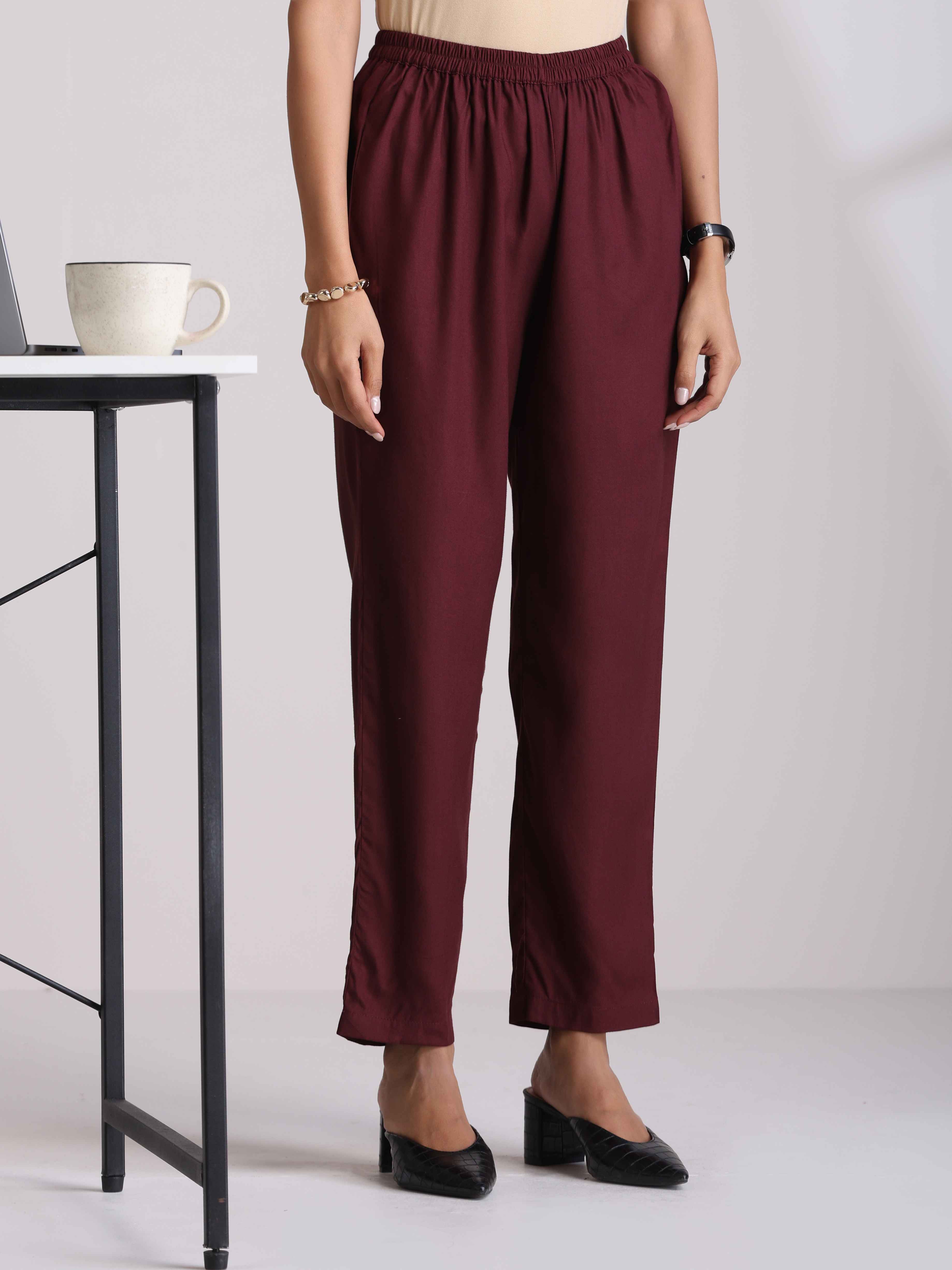 trueBrowns Brown Floral Print Kaftan Kurta Set