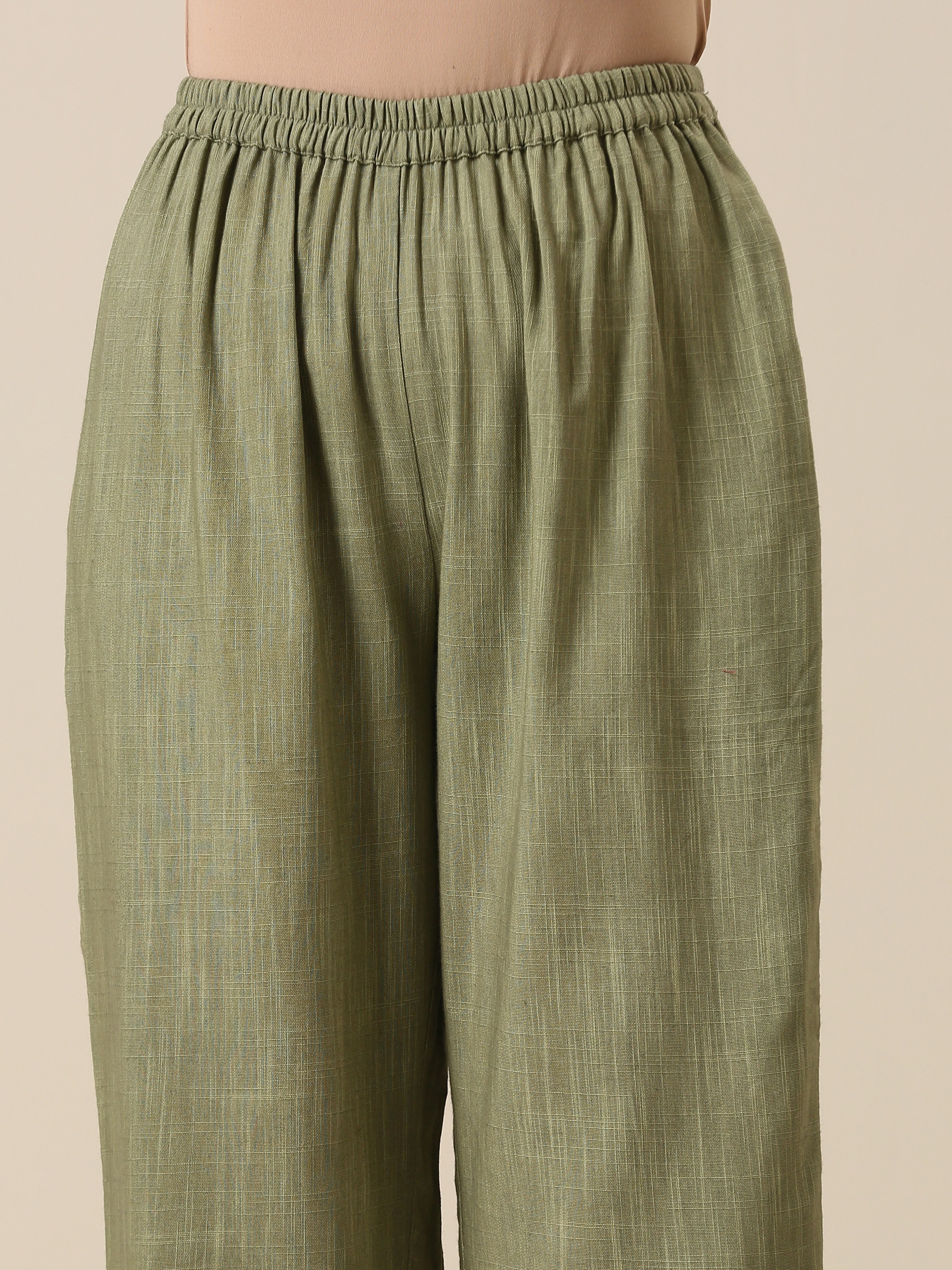 Sage Slub Textured Short Co-Ord Set