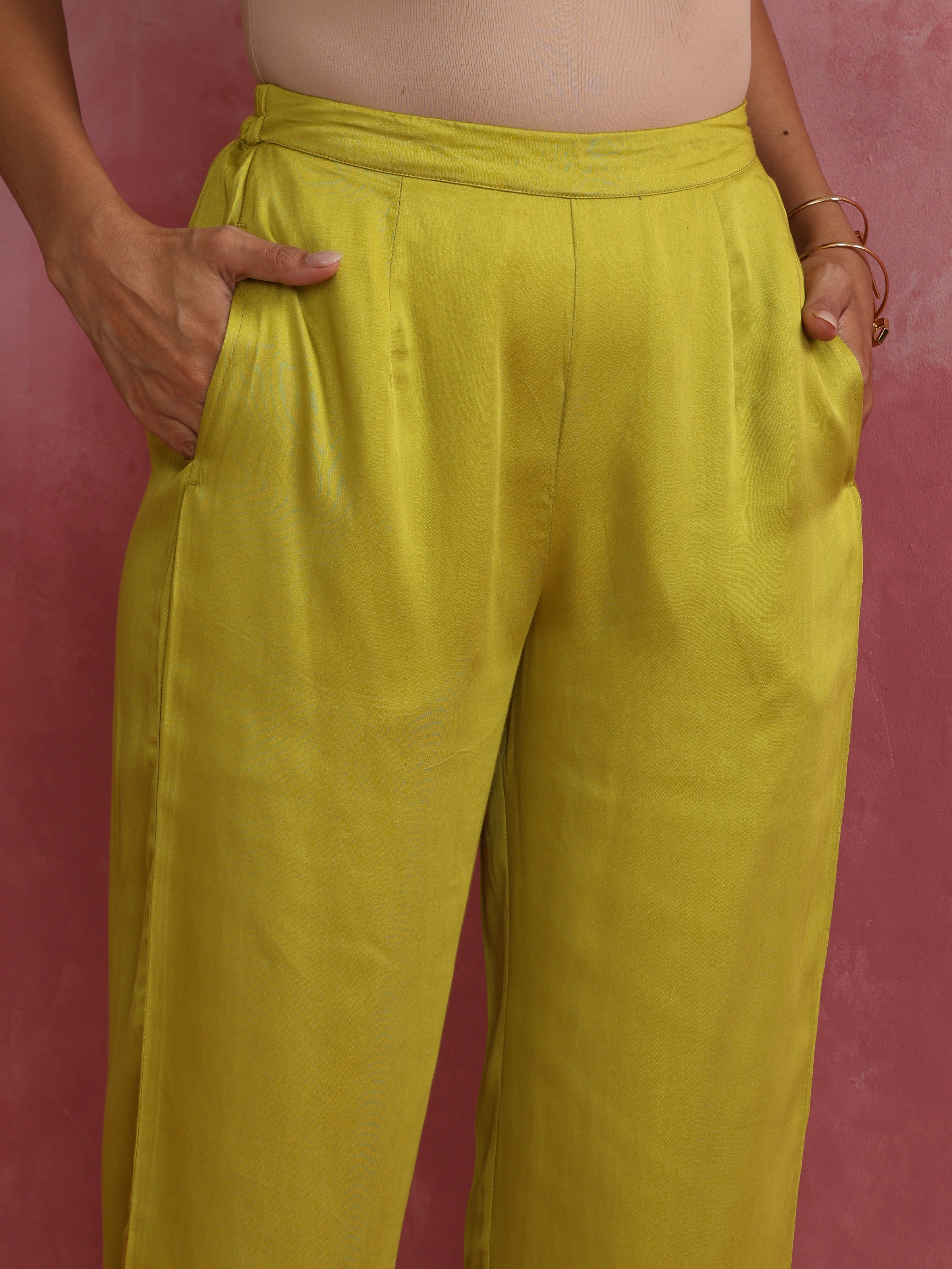 trueBrowns Lime Green Short Co-ord set