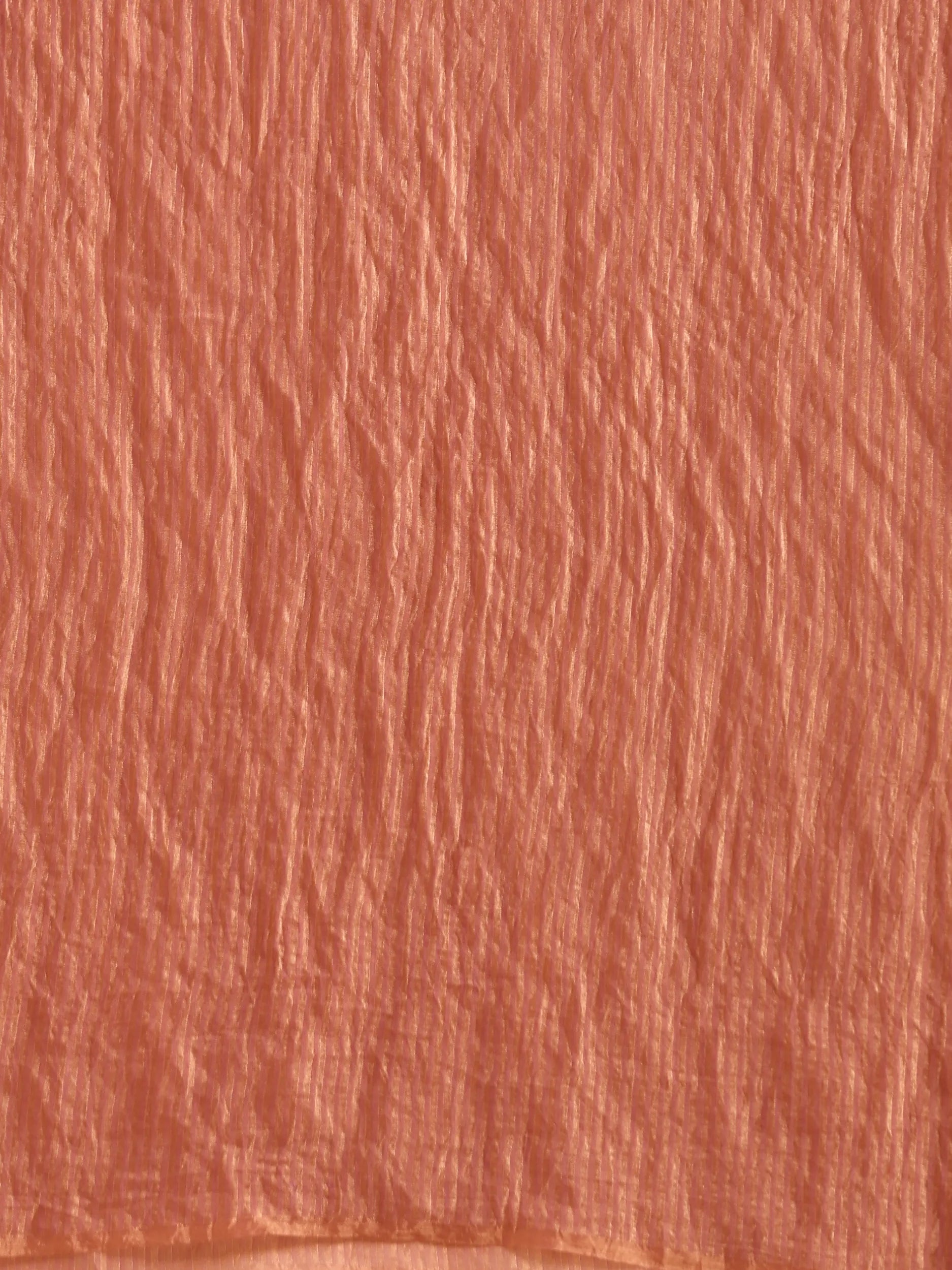 trueBrowns Pink Tissue Stripe Saree With Unstitched Blouse