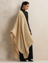 trueBrowns Beige Woollen Stole