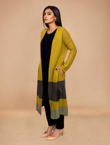 trueBrowns Mustard Woollen Cape