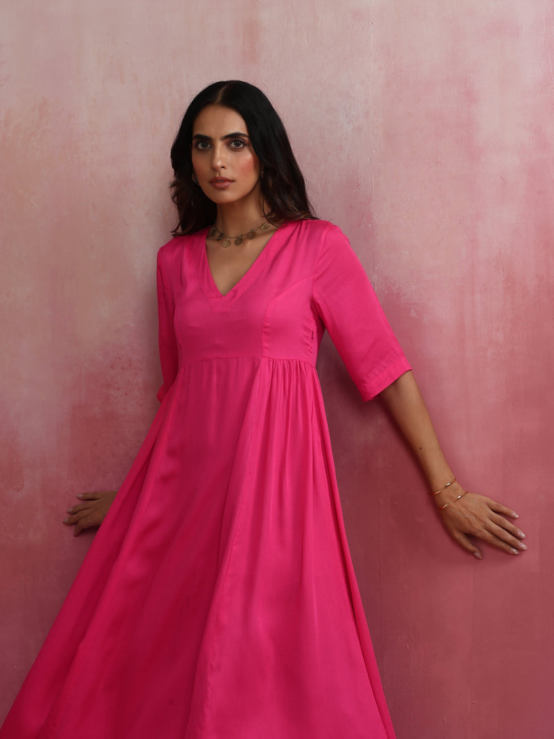 trueBrowns Modal Pink Dress