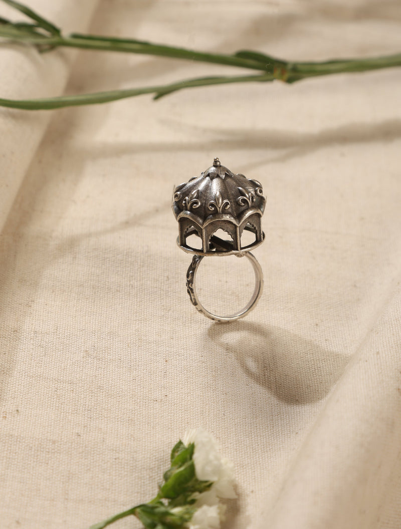 trueBrowns Silver Carousel Ring