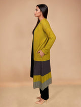 trueBrowns Mustard Woollen Cape