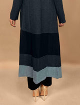 trueBrowns Dark Grey Woollen Cape