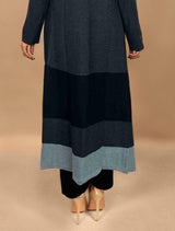 trueBrowns Dark Grey Woollen Cape