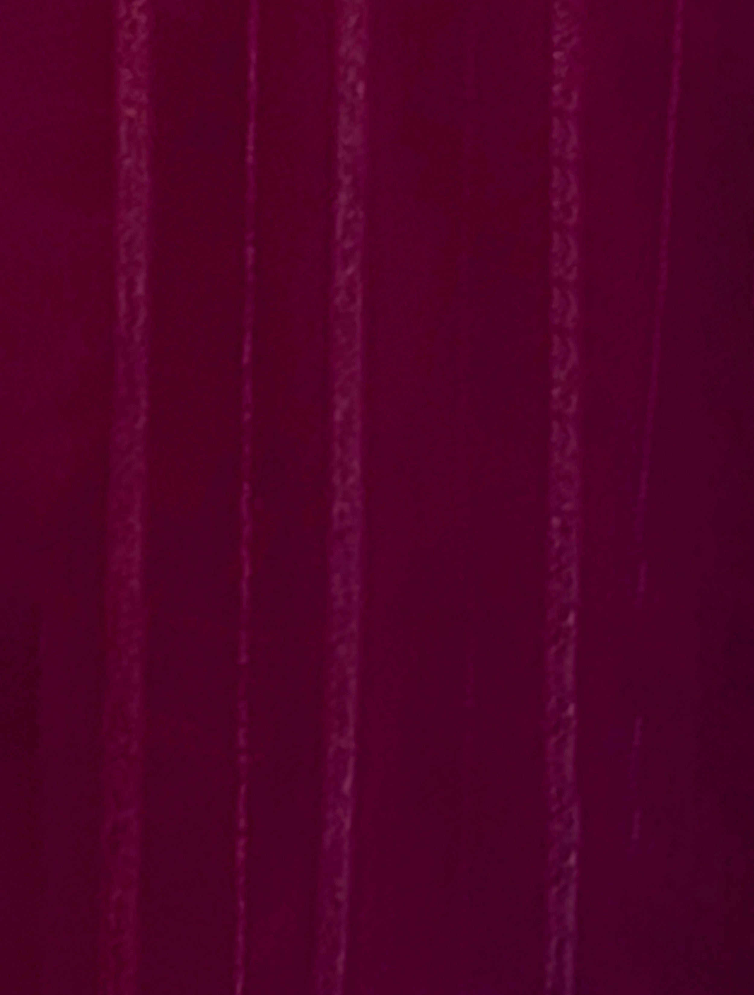 trueBrowns Wine Stripe Saree With Unstitched Blouse