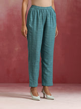 trueBrowns Light Blue Cotton Dobby Co-ord set