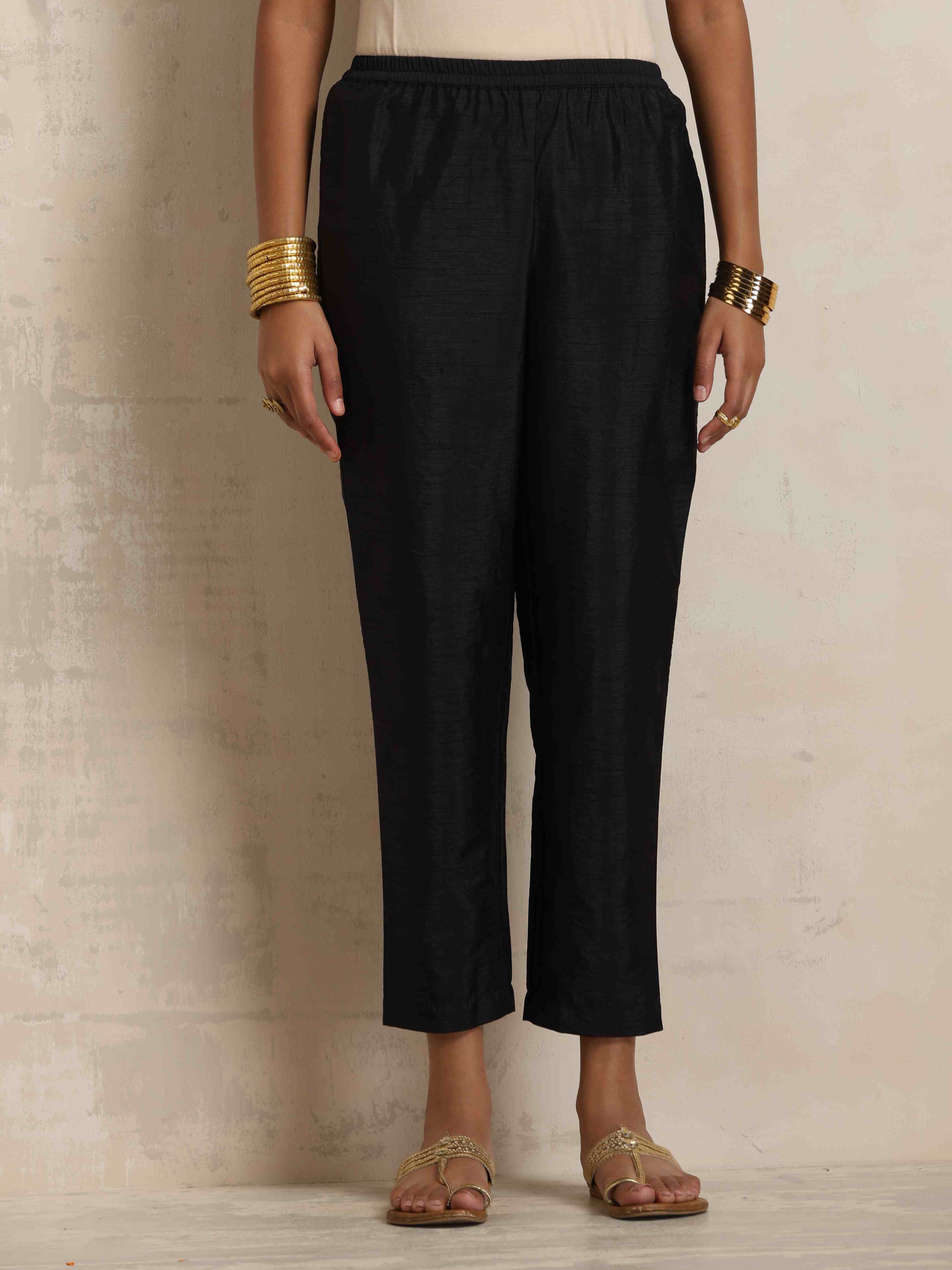 trueBrowns Olive Green Tissue Flared Anarkali Kurta Set