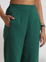 trueBrowns Green Cotton Co-ord Set