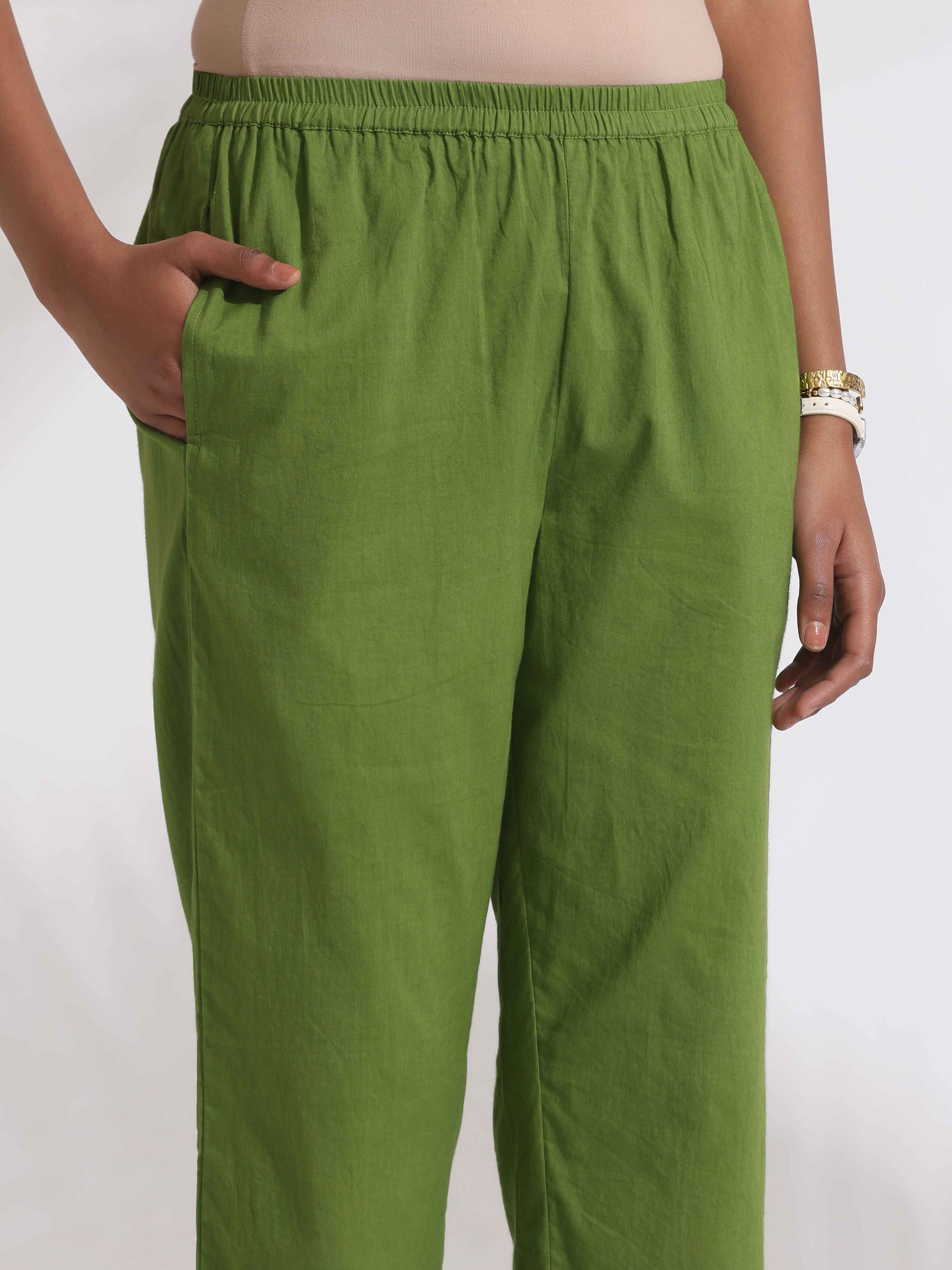 trueBrowns Grey Cotton Print Highlow Kurta Set