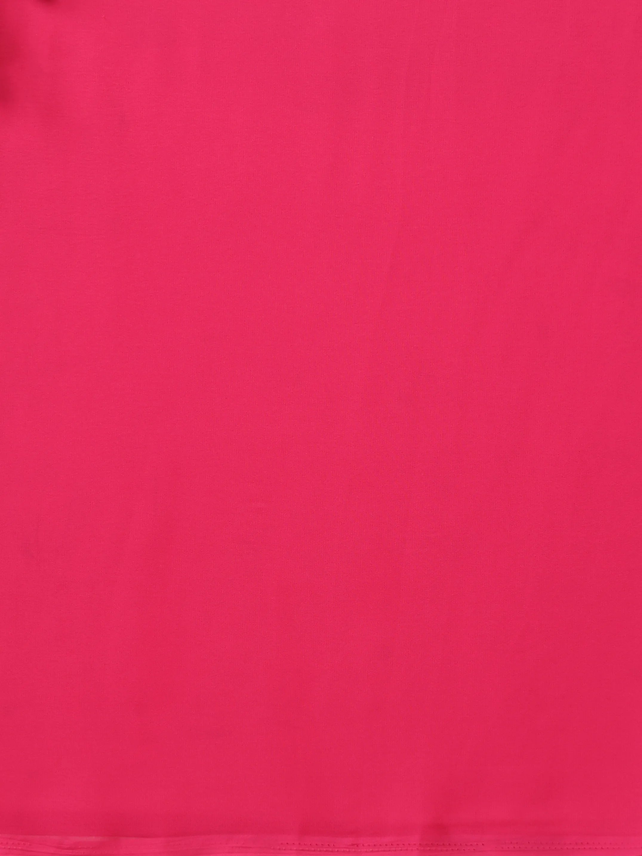 trueBrowns Pink Georgette Embroidered Saree With unstitched Blouse