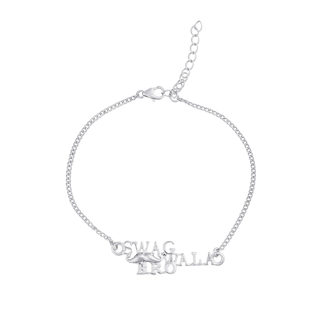 trueBrowns 925 Sterling Silver Precious Swag Wala Bro Bracelet Rakhi