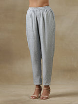 Grey Bandhani Printed Silk Front Open Short Co-Ord  Set