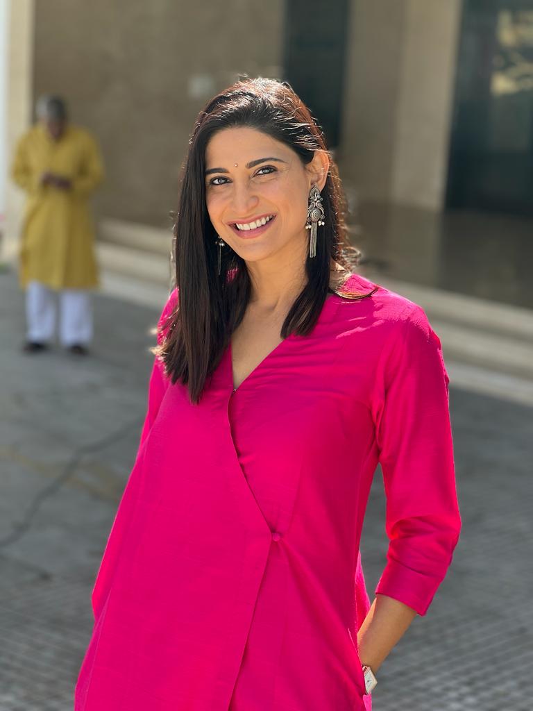 Pink Angrakha Set
